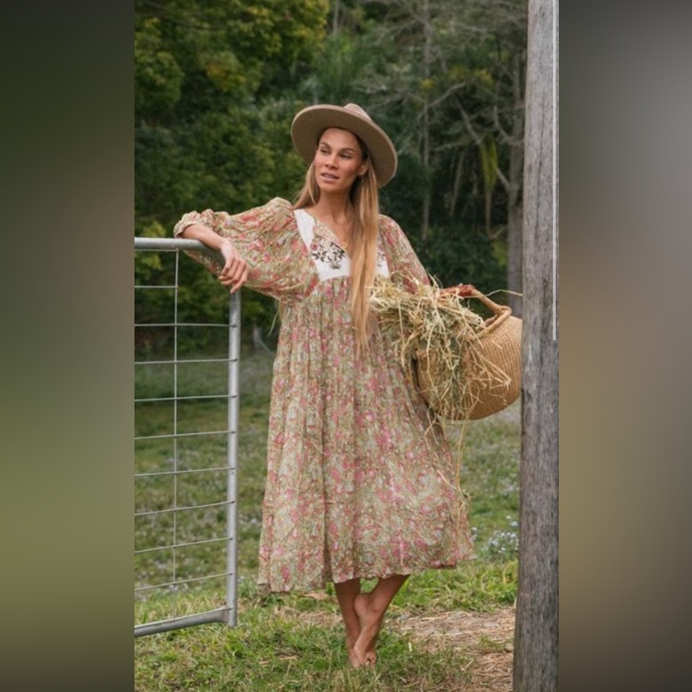 Daughters of India Kyra Floral dress